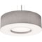Afx Montclair 30in. Medium Base Pendant, Satin Nickel Finish, Grey Shade MCP3044MBSN-GY - alternate 1